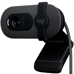 Уебкамера, Logitech Brio 100 Full HD Webcam - GRAPHITE - USB - N/A - EMEA28-935