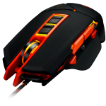 Геймърска мишка CANYON Optical gaming mouse, adjustable DPI setting, LED backlight, moveable weight slot and retractable top cover