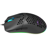 Гейминг мишка CANYON Puncher GM-11, Pixart 3519 optical sensor, 4 levels of DPI, 1.65m Ultraweave cable, UPE feet and colorful RGB lights