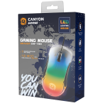 Мишка CANYON Braver GM-728 LED Crystal 7buttons Wired Black Мишка CANYON Braver GM-728 LED Crystal 7buttons Wired Black