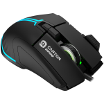Мишка CANYON mouse Fortnax GM-636 RGB 9buttons Wired Black