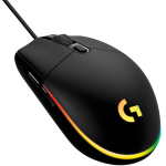 Гейминг мишка Logitech - G102 Lightsync, оптична, RGB, черна, 910-005823 Гейминг мишка Logitech - G102 Lightsync, оптична, RGB, черна, 910-005823