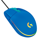 Мишка, Logitech G102 Mouse, Lightsync RGB, 8000 DPI, 6 Programmable Buttons, Blue, 910-005801 Мишка, Logitech G102 Mouse, Lightsync RGB, 8000 DPI, 6 Programmable Buttons, Blue, 910-005801