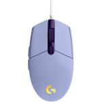 Мишка, Logitech G102 Mouse, Lightsync RGB, 8000 DPI, 6 Programmable Buttons, Lilac, 910-005854