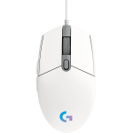 Мишка, Logitech G102 Mouse, Lightsync RGB, 8000 DPI, 6 Programmable Buttons, White, 910-005824