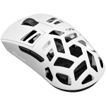 Геймърска мишка LORGAR MSE90W, Magnesium Alloy Wireless Gaming Mouse Elite, White Геймърска мишка LORGAR MSE90W, Magnesium Alloy Wireless Gaming Mouse Elite, White