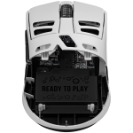 Геймърска мишка LORGAR MSE90W, Magnesium Alloy Wireless Gaming Mouse Elite, White Геймърска мишка LORGAR MSE90W, Magnesium Alloy Wireless Gaming Mouse Elite, White