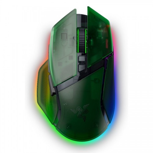 Гейминг мишка Razer Basilisk V3 Pro 35K Phantom Green Edition, 30000DPI, Optical Mouse Switches Gen-3, 63 g, Focus Pro 30K Optical Sensor Гейминг мишка Razer Basilisk V3 Pro 35K Phantom Green Edition, 30000DPI, Optical Mouse Switches Gen-3, 63 g, Focus Pro 30K Optical Sensor
