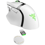 Razer Basilisk V3 Pro White, Wireless Gaming Mouse, True 30000 dpi, Focus Pro 30K Optical Sensor, Gen-3 Optical Mouse Switches, 11 programmable buttons, Razer Speedflex Cable USB Type C, 90-million Clicks Razer Basilisk V3 Pro White, Wireless Gaming Mouse, True 30000 dpi, Focus Pro 30K Optical Sensor, Gen-3 Optical Mouse Switches, 11 programmable buttons, Razer Speedflex Cable USB Type C, 90-million Clicks