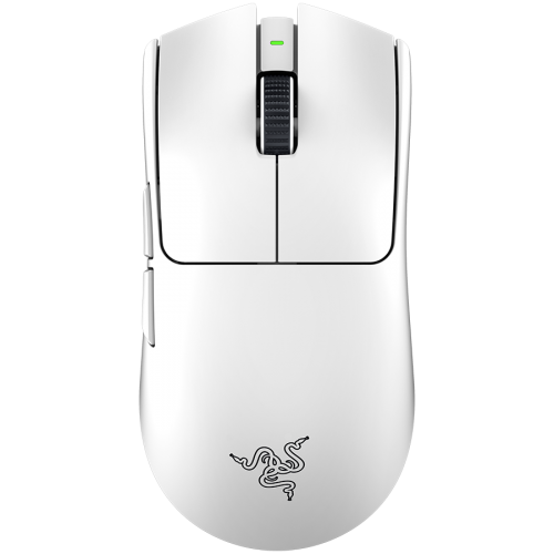 Razer Viper V3 Pro - White, Gaming mouse, HyperSpeed Wireless, Focus Pro 35K Optical Sensor Gen-2, 35K DPI, Optical Mouse Switches Gen-3, 90-million Clicks, 100% PTFE mouse feet, 54 g (excluding cable and dongle), USB Type A to USB Type C cable Razer Viper V3 Pro - White, Gaming mouse, HyperSpeed Wireless, Focus Pro 35K Optical Sensor Gen-2, 35K DPI, Optical Mouse Switches Gen-3, 90-million Clicks, 100% PTFE mouse feet, 54 g (excluding cable and dongle), USB Type A to USB Type C cable