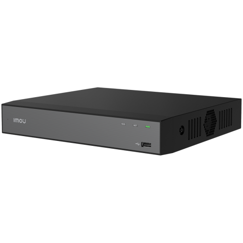 Видео рекордер Imou 10-ch NVR, H.265, Max 8MP/15 fps, 1x RJ45 10/100, 1x VGA, 1x HDMI, 2x USB, 1x SATA max 16TB, NVR-N110-8A0E-P