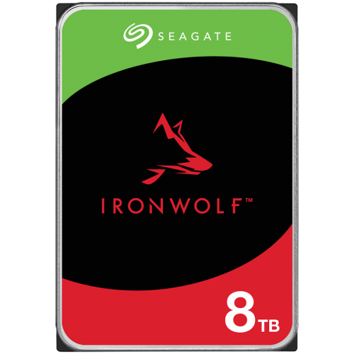 Твърд диск SEAGATE HDD IronWolf (3.5'/ 8TB/ SATA 6Gb/s/ rmp 7200) ST8000VN004