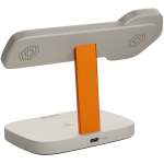 Зарядно CANYON Wireless Charging Station Hexagon 310 3in1 LightGrey/Orange