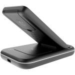 Стойка CANYON wireless charger WS-304 15W 3in1 Black