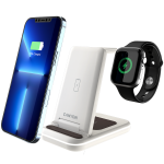 Стойка CANYON wireless charger WS-304 15W 3in1 Cosmic Latte Стойка CANYON wireless charger WS-304 15W 3in1 Cosmic Latte