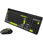 Комплект клавиатура и мишка CANYON HSET-W5 EN Keyboard+Mouse AAA+AA Wireless Black