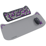 Комплект CANYON HSET-W6 EN Keyboard+Mouse Kitty Edition AAA+АА Wireless Violet Комплект CANYON HSET-W6 EN Keyboard+Mouse Kitty Edition AAA+АА Wireless Violet