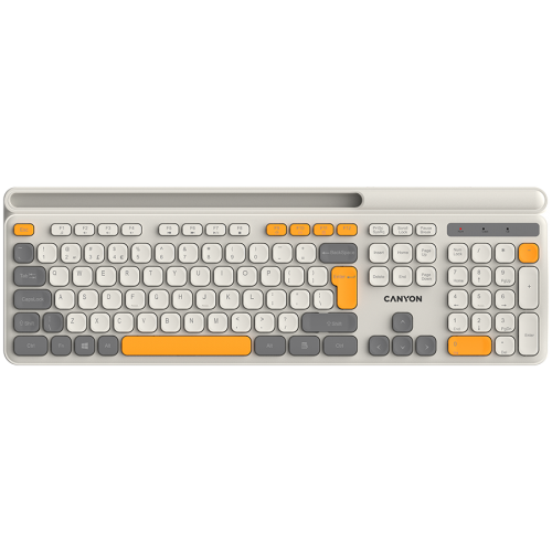 Безжична клавиатура CANYON keyboard HKB-W03 AAA Wireless Beige Безжична клавиатура CANYON keyboard HKB-W03 AAA Wireless Beige