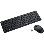 Безжичен комплект Dell Silent Keyboard and Mouse - KM555 - US International (QWERTY)