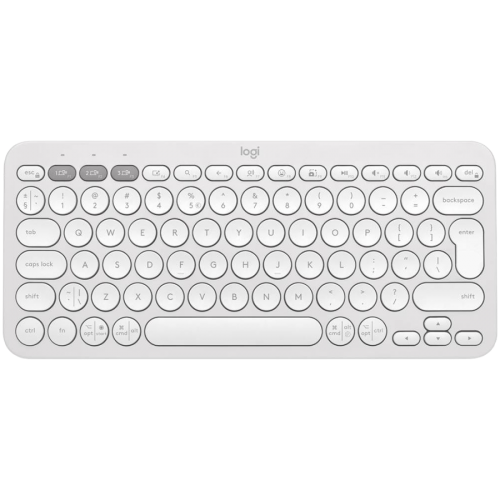 Клавиатура LOGITECH K380S Multi-Device Bluetooth Keyboard - TONAL WHITE - US, 920-011852