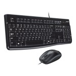 LOGITECH MK120 Corded Combo - BLACK - USB - US INT'L - EER LOGITECH MK120 Corded Combo - BLACK - USB - US INT'L - EER