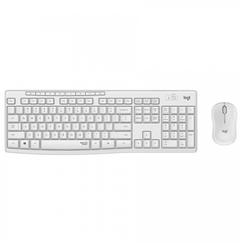 Комплект, Logitech MK295 Silent Wireless Combo - OFF WHITE - US INTL - 2.4GHZ - INTNL Комплект, Logitech MK295 Silent Wireless Combo - OFF WHITE - US INTL - 2.4GHZ - INTNL