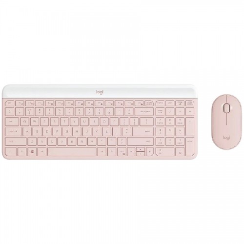 Комплект, Logitech MK470 Slim Combo - ROSE - US INT'L - INTNL-973