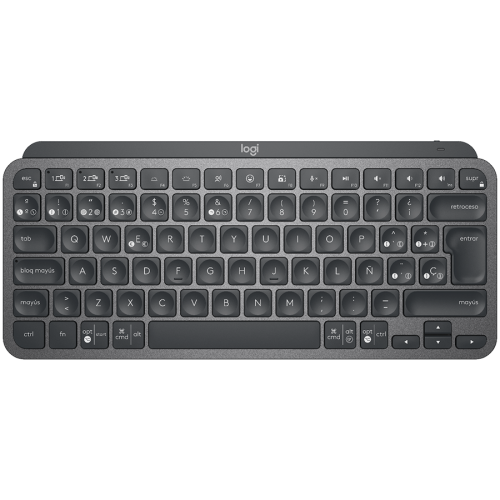 LOGITECH MX Keys Mini Minimalist Wireless Illuminated Keyboard - GRAPHITE - US INT'L - 2.4GHZ/BT - INTNL LOGITECH MX Keys Mini Minimalist Wireless Illuminated Keyboard - GRAPHITE - US INT'L - 2.4GHZ/BT - INTNL