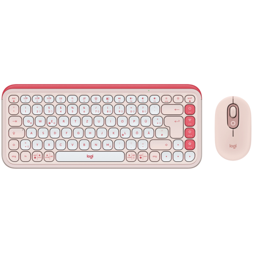 Комплект, Logitech Pop Icon Combo - White - US INT'L - BT - N/A - INTNL-973