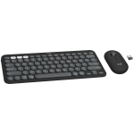 Комплект LOGITECH Pebble 2 Bluetooth Keyboard Combo - TONAL GRAPHITE - US, 920-012239