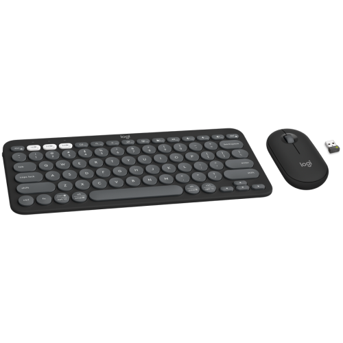 Комплект LOGITECH Pebble 2 Bluetooth Keyboard Combo - TONAL GRAPHITE - US, 920-012239 Комплект LOGITECH Pebble 2 Bluetooth Keyboard Combo - TONAL GRAPHITE - US, 920-012239