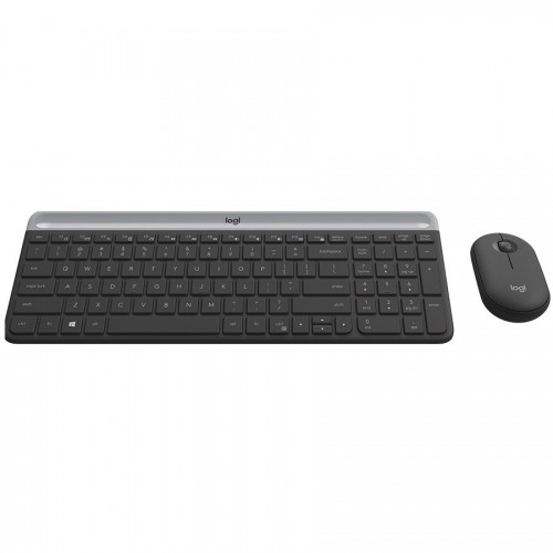 LOGITECH Slim Wireless Keyboard and Mouse Combo MK470 - GRAPHITE LOGITECH Slim Wireless Keyboard and Mouse Combo MK470 - GRAPHITE