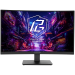 Гейминг монитор Asrock Curved, 27" QHD(2560x1440) VA, Anti-Glare, 180 Hz, 132% sRGB, 1ms, AMD FreeSync, Flicker-free, 2x 2W Speakers, 2x HDMI, 1x DP