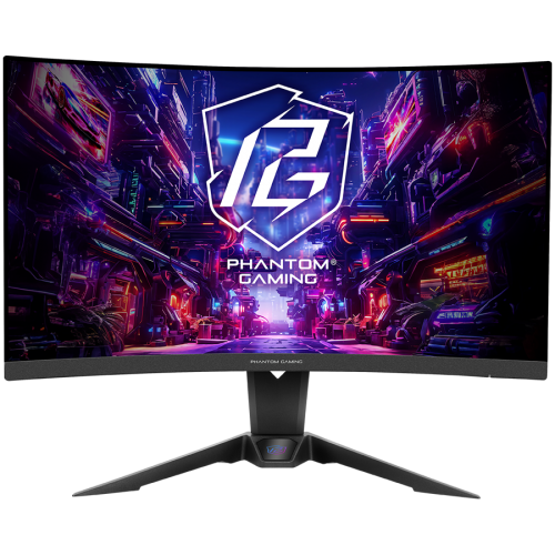 Монитор Asrock Curved Gaming Monitor, 27" QHD(2560x1440) VA, Anti-Glare, 180 Hz, 132% sRGB Монитор Asrock Curved Gaming Monitor, 27" QHD(2560x1440) VA, Anti-Glare, 180 Hz, 132% sRGB