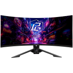 Монитор Asrock Curved Gaming Monitor, 34" WQHD(3440x1440) 1500R VA, 180 Hz, 123% sRGB, Flicker-free, Height, Swivel, Tilt, 2x 2W, 2x HDMI 2.0, 2x DP 1.4, 5x USB 3.2, 1x Audio Jack (3.5mm), Wi-Fi Antenna, 3Y