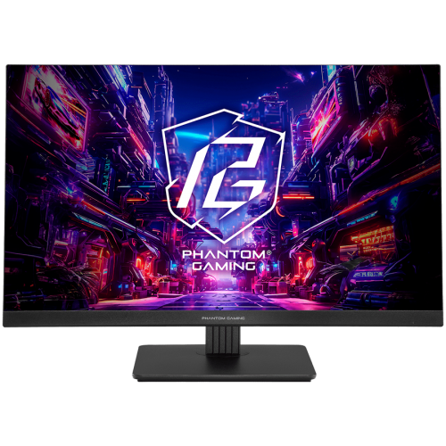 Гейминг монитор Asrock, 27" FHD(1920x1080) IPS, 180 Hz, 123 sRGB, 1000:1, 450 cd/m, 178/178, 1ms, Flicker-free, 2x 2W Speakers, 2x HDMI 2.0, 1x DP 1.2, 3Y