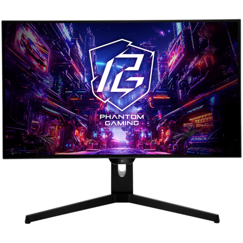 Гейминг монитор Asrock, 27" QHD(2560x1440) OLED, 240 Hz, 129% sRGB, 16:9, 0.03 ms, 275 nits, AMD FreeSync™, Height, Swivel, Tilt, 2x 3W Speakers, 2x HDMI 2.0, 2x DP 1.4, 3x USB 3.2, 1x USB-C 1x Audio (3.5mm), 3Y Гейминг монитор Asrock, 27" QHD(2560x1440) OLED, 240 Hz, 129% sRGB, 16:9, 0.03 ms, 275 nits, AMD FreeSync™, Height, Swivel, Tilt, 2x 3W Speakers, 2x HDMI 2.0, 2x DP 1.4, 3x USB 3.2, 1x USB-C 1x Audio (3.5mm), 3Y