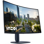 Монитор, Dell Alienware AW3225DM, 31.5" Curved WQHD LED, 1ms GTG, 2560x1440, 180 Hz, 95%, HDR, VRR, AMD FreeSync, HDMI, DP, USB 5Gbps, Height Adjustable, Tilt, Black