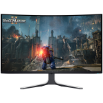 Монитор, Dell Alienware AW3225QF, 31.6" QD-OLED Anti-reflection, IPS, 0.03ms, 1, 4K UHD, 240Hz, HDR, NVIDIA G-SYNC+VESA, HDMI, DP, USB 3.2, Height Adjustable, Swivel, Tilt, Black