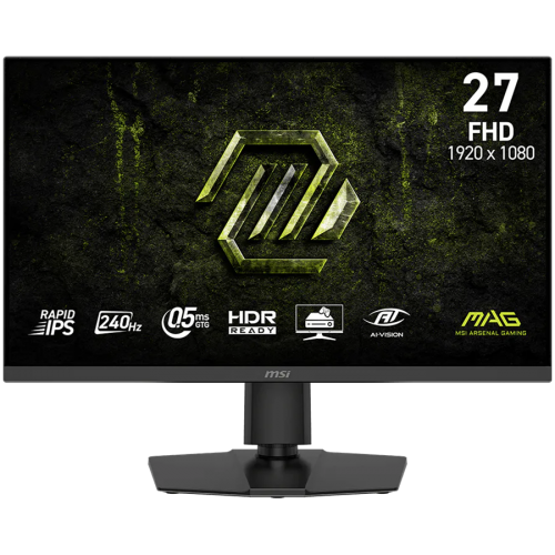 Монитор MSI MAG 272PF X24 Gaming Monitor, 27" 240Hz, FHD (1920x1080) 16:9, Rapid IPS, 0.5ms, AMD FreeSync Premium, HDR Ready, Adjustable stand, Speakers, 1x DP, 2x HDMI