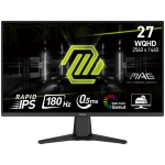 Монитор MSI MAG 275QF Gaming Monitor, 27" 180Hz, WQHD (2560x1440) 16:9, Rapid IPS Anti-glare, 0.5ms, 300nits, 1000:1, 178°/178°, Adaptive-Sync, Adjustable Stand, 1x DP, 2x HDMI, 3Y Warranty