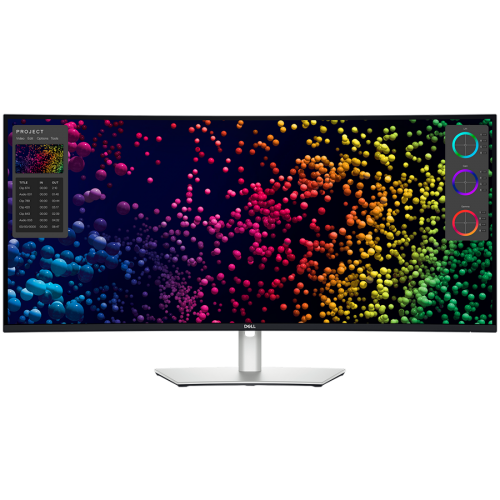 Monitor DELL UltraSharp U4025QW 40" Curved, 5120x2160, WUHD, 120Hz, IPS AG, 21:9, 1000:1, 450 cd/m2, 8ms/5ms, 178/178, DP, HDMI, 2xThunderbolt4 (90W), 3xUSB-C, 5xUSB-A, RJ-45, Audio line out, 2x9W Speakers, Tilt, Swivel, Height Adjust (15cm), 3Y Monitor DELL UltraSharp U4025QW 40" Curved, 5120x2160, WUHD, 120Hz, IPS AG, 21:9, 1000:1, 450 cd/m2, 8ms/5ms, 178/178, DP, HDMI, 2xThunderbolt4 (90W), 3xUSB-C, 5xUSB-A, RJ-45, Audio line out, 2x9W Speakers, Tilt, Swivel, Height Adjust (15cm), 3Y