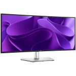 Монитор, Dell P3425WE, 34.1" Curved, WQHD AG, IPS, 100 Hz, 21:9, 5ms, 1500:1, 300 cd/m2, (3440x1440 ), 99% sRGB, HDMI, DP, USB-C PD of up to 90W, USB-C Hub, RJ45, PIP, PBP, Height Adjustable, Swivel, Slant, Tilt