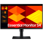 Монитор, Samsung LS24D406GA, 24" IPS LED, 1920x1080, 5ms, 100 Hz,250cd/m2,HDMI, DP, USB Hub, Black