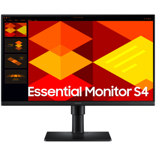 Монитор, Samsung LS24D406GA, 24" IPS LED, 1920x1080, 5ms, 100 Hz,250cd/m2,HDMI, DP, USB Hub, Black