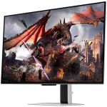 Монитор, Samsung 32DG802 32" Odyssey SMART OLED G8 , 240Hz, 0.3ms, 3840x2160, DP, 2xHDMI, USB Hub, Silver