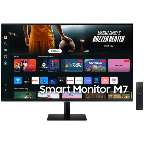 Monitor LED Samsung LS32DM702UUXDU SMART M70D, 32" UHD FLAT 16:9 (3840x2160) VA 60Hz, 300 cd/m2, 3000:1, HDR10, 4ms, 178/178, 2xHDMI, USB-C, Remote control, Speakers 5Wx2, Tilt/HeightAdj, 2Y Monitor LED Samsung LS32DM702UUXDU SMART M70D, 32" UHD FLAT 16:9 (3840x2160) VA 60Hz, 300 cd/m2, 3000:1, HDR10, 4ms, 178/178, 2xHDMI, USB-C, Remote control, Speakers 5Wx2, Tilt/HeightAdj, 2Y