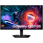 Монитор, Samsung 27FG502 27" Odyssey G5 OLED DisplayPort 180Hz / HDMI 144Hz 1 ms 2560x1440 DP HDMI Black, LS27FG500SUXEN