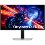 Монитор, Samsung 27FG602 27" Odyssey G6 OLED 500Hz 0.03ms 2560x1440 DP HDMI Silver, LS27FG602SUXEN