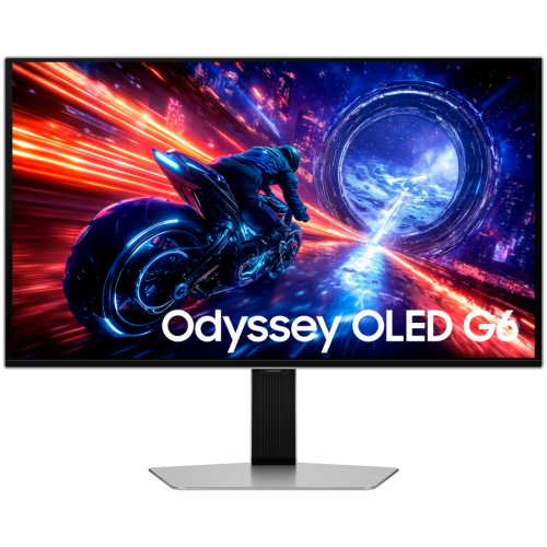 Монитор, Samsung 27FG602 27" Odyssey G6 OLED 500Hz 0.03ms 2560x1440 DP HDMI Silver, LS27FG602SUXEN Монитор, Samsung 27FG602 27" Odyssey G6 OLED 500Hz 0.03ms 2560x1440 DP HDMI Silver, LS27FG602SUXEN